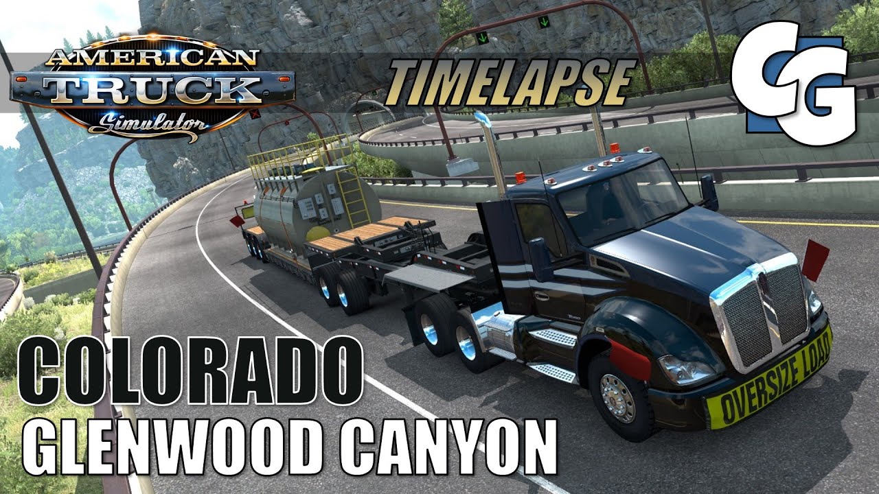 Timelapse - Colorado - Glenwood Canyon - ATS Vanilla (No Mods)