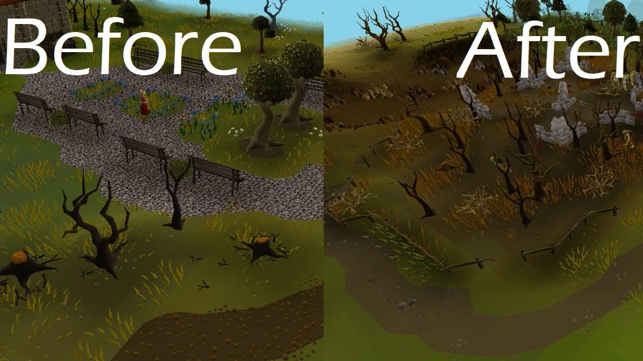 Hosidius House Rework ~ Before and After Comparison