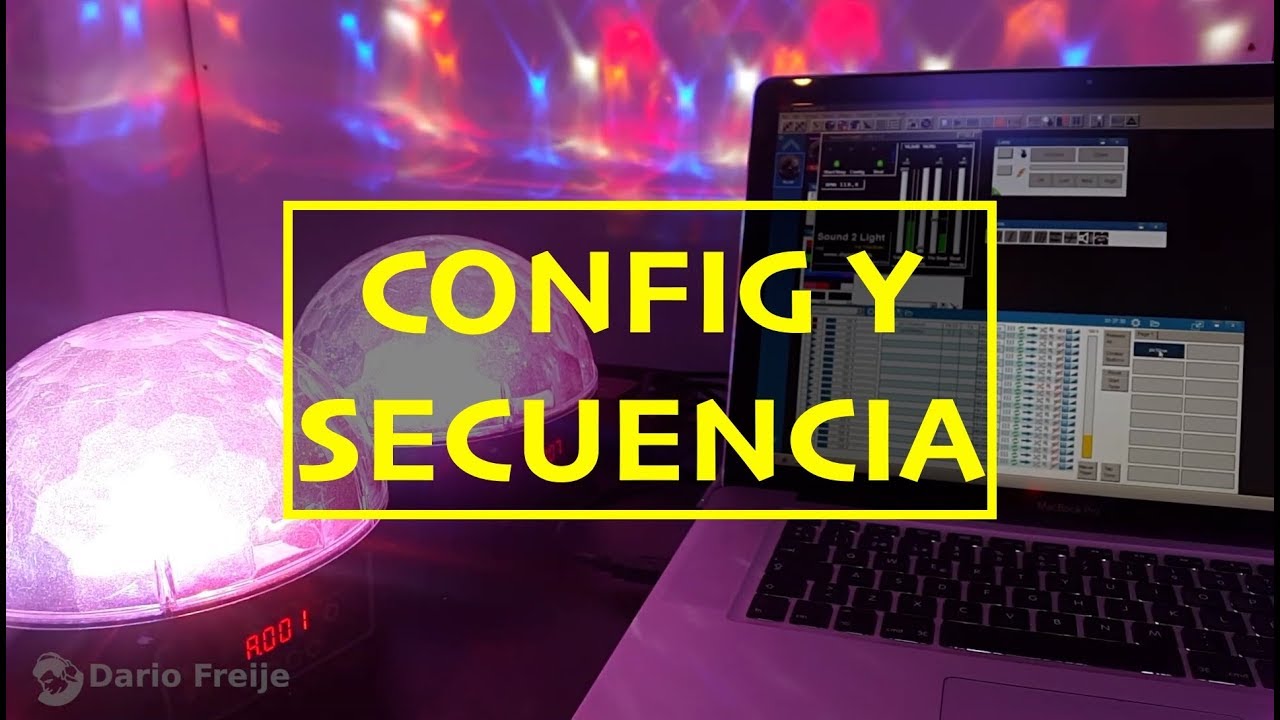 Las Bolas de Daniel: Freestyler dmx Config y Secuencia Audior&iacute;tmica