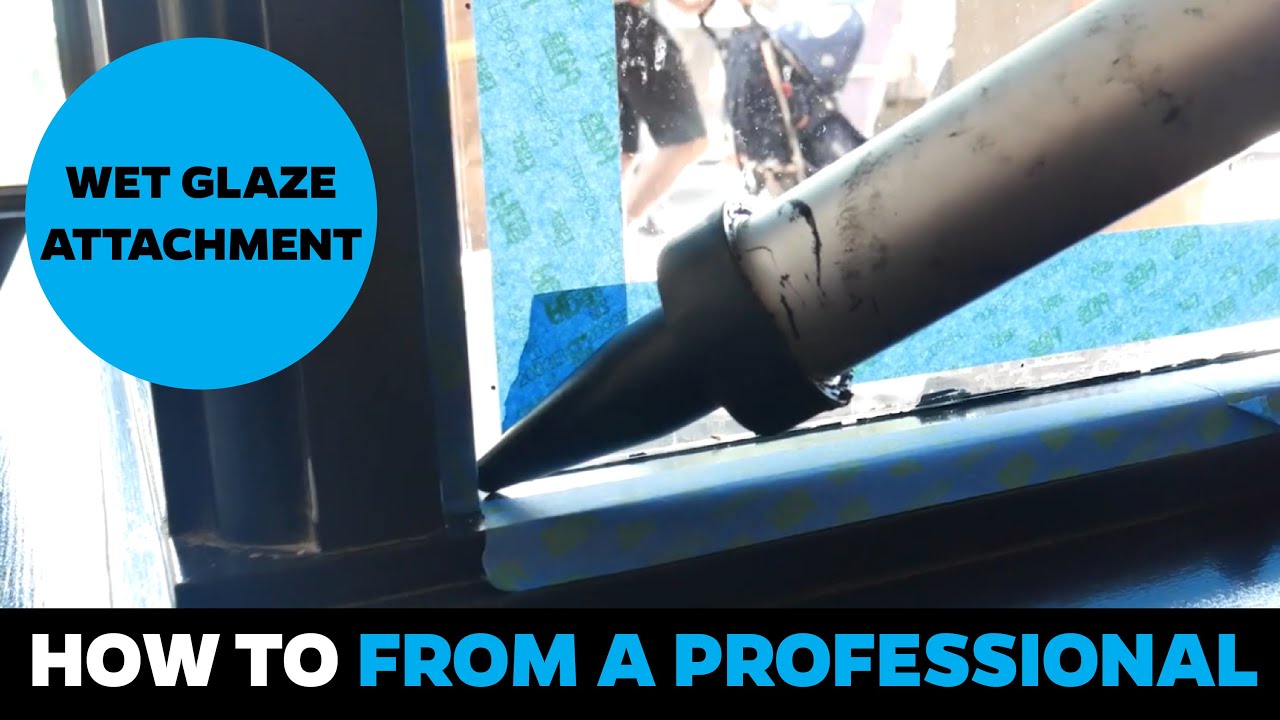 How to Install A Wet Glaze Attachment System for Security Film | Installing Dow Corning 995
