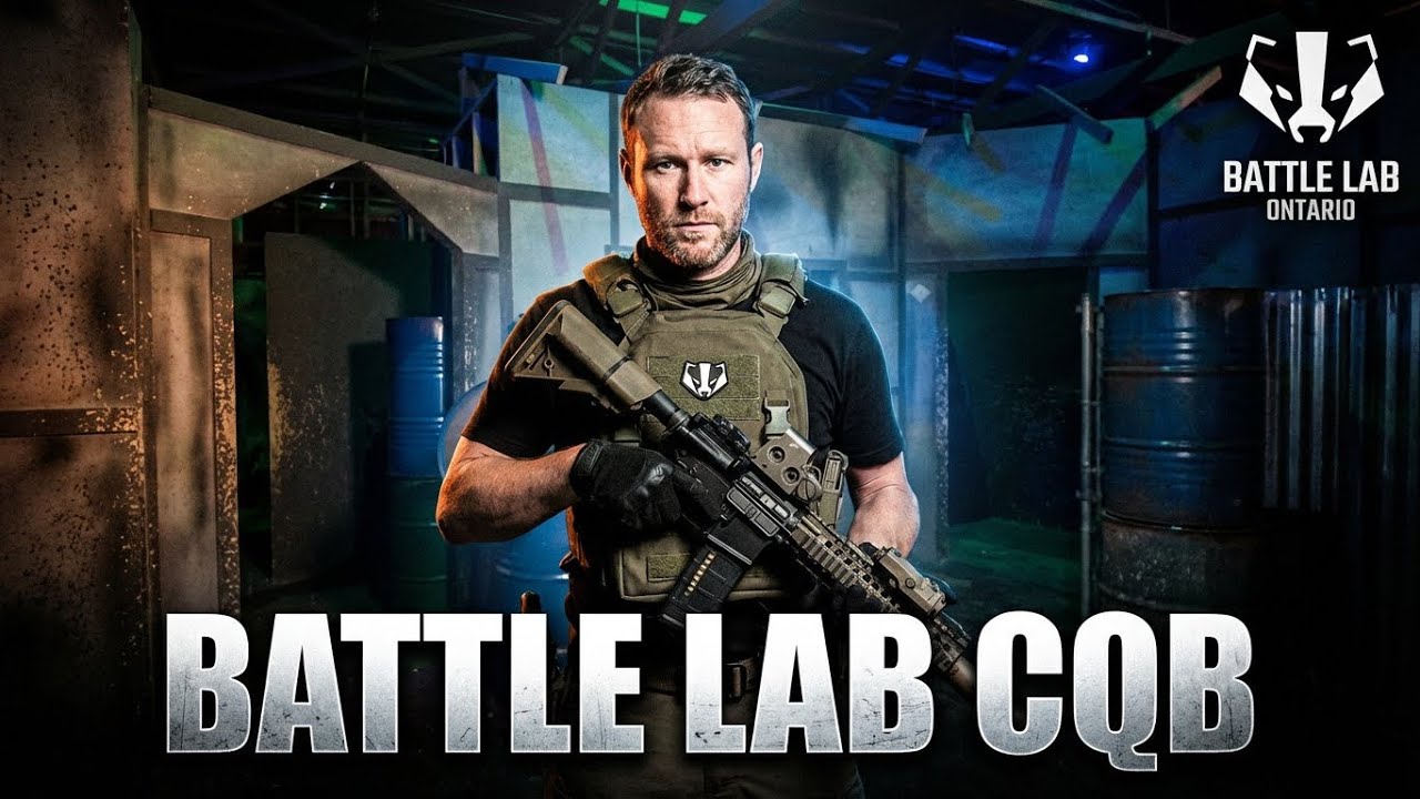 Обзор и демонстрация страйкбольного поля Battle Lab CQB.