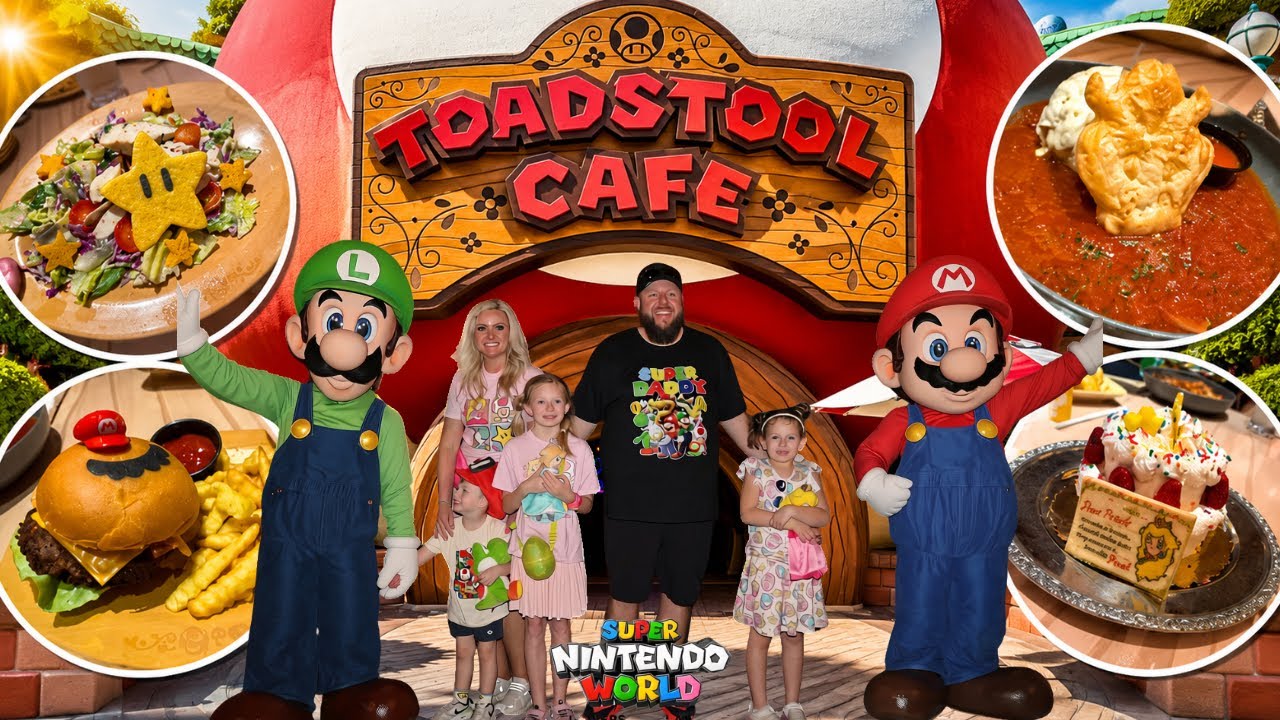 Кафе Toadstool в Super Nintendo World, Epic Universe, Орландо, Флорида #supermario Super Mario Food