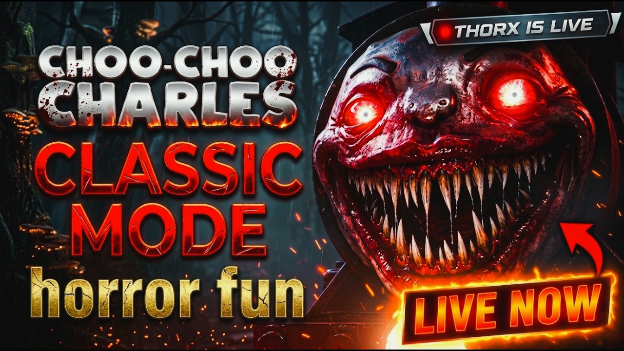 This Horror Game Broke Me | Choo-Choo Charles 🔴