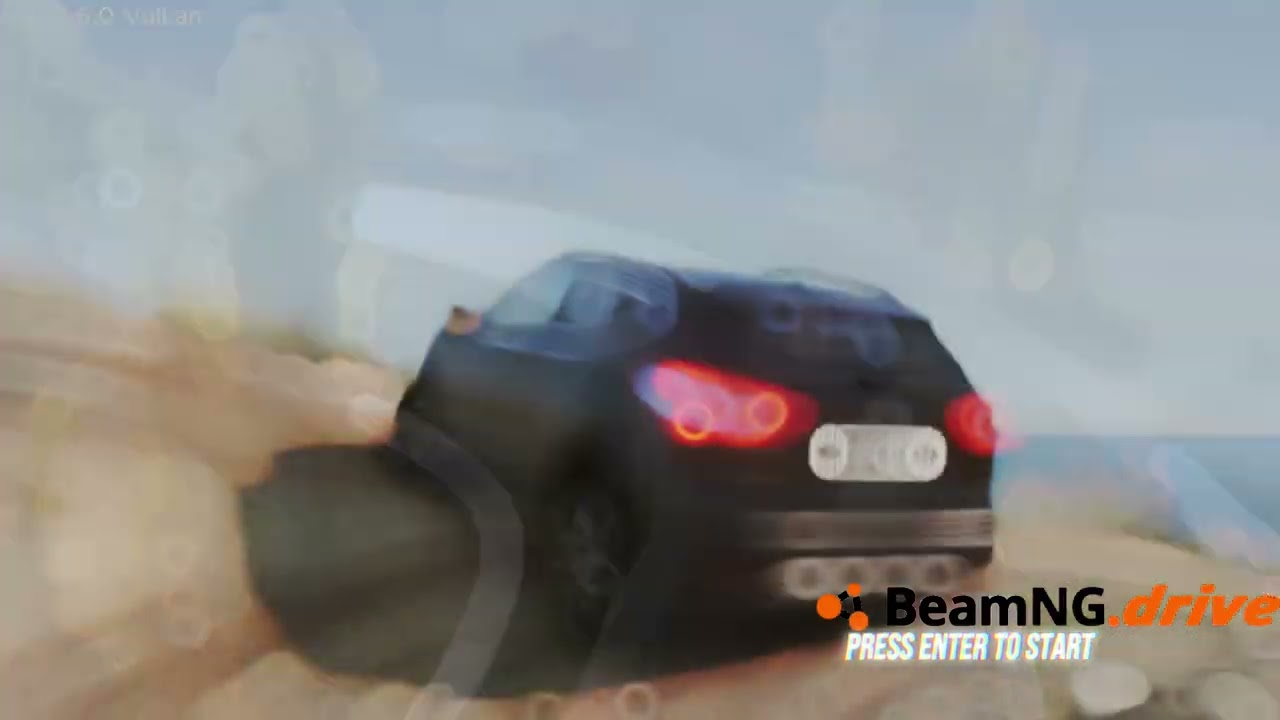 If BeamNG had it's very own cinematic Start Menu and Loading screen...