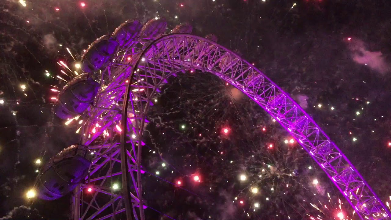 2018 London New Years Fireworks