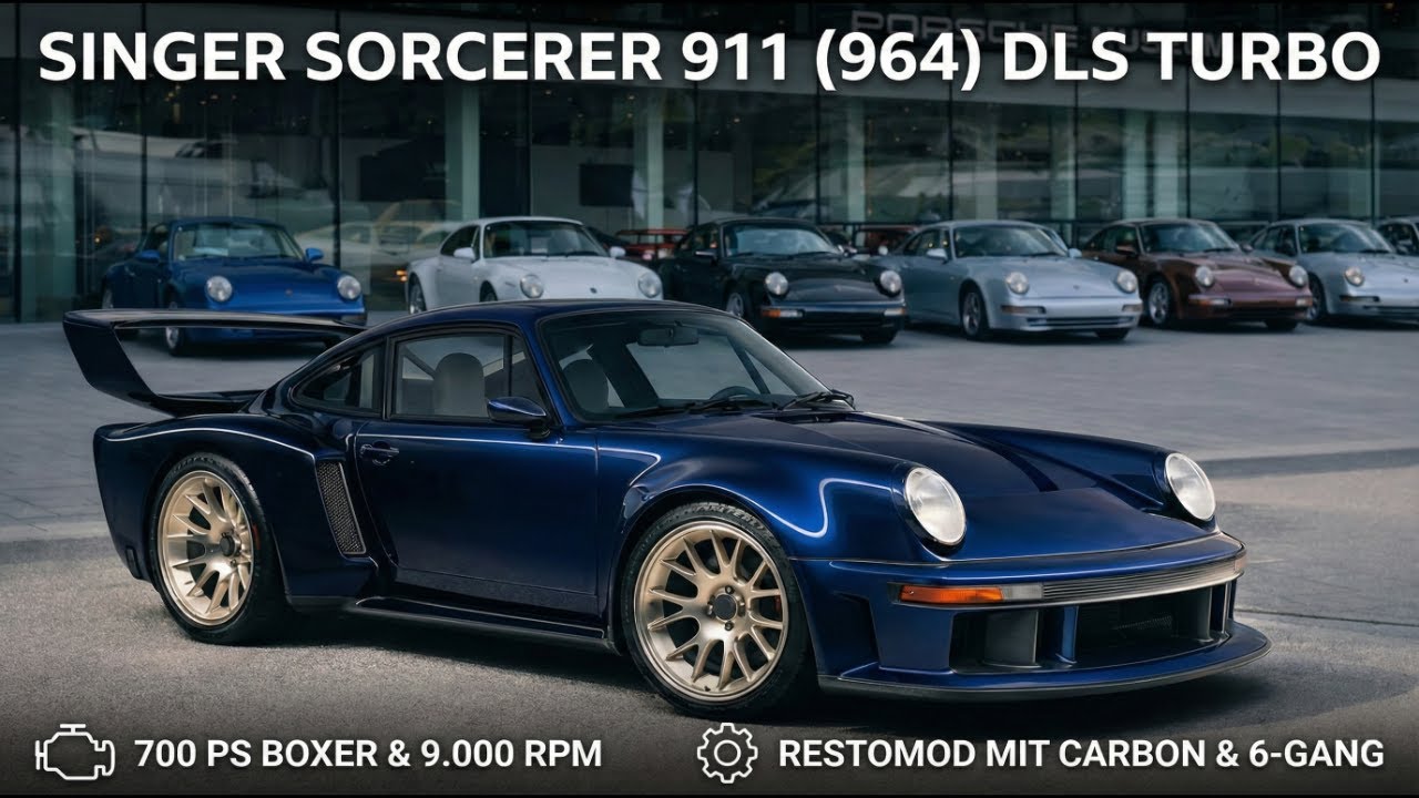 Unikat 2026 Singer Sorcerer Porsche 911 Typ 964 mit 700 PS im Detail