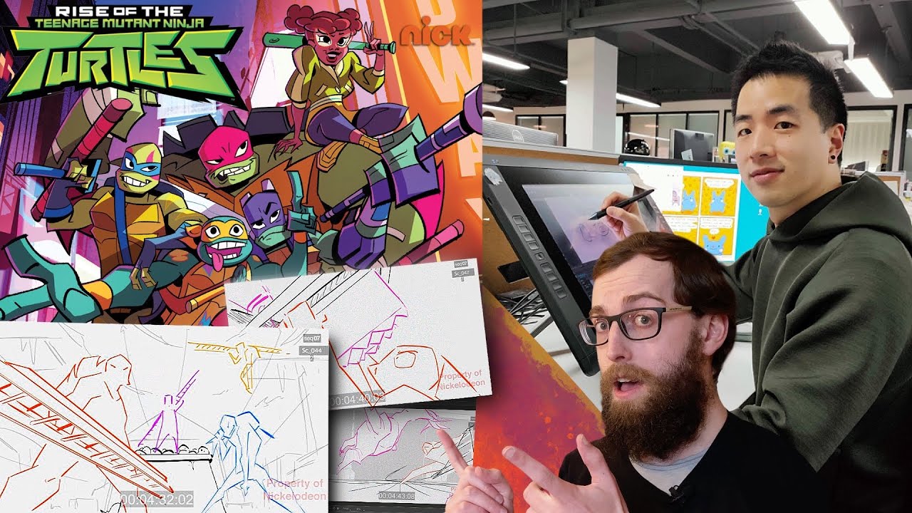 L'ANIMATION DES TORTUES NINJA | Analyse de storyboard avec Tian-You Zheng