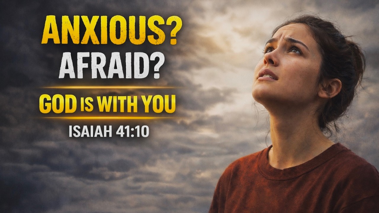 Stop Anxiety and Fear Now | God Is With You (Isaiah 41:10)