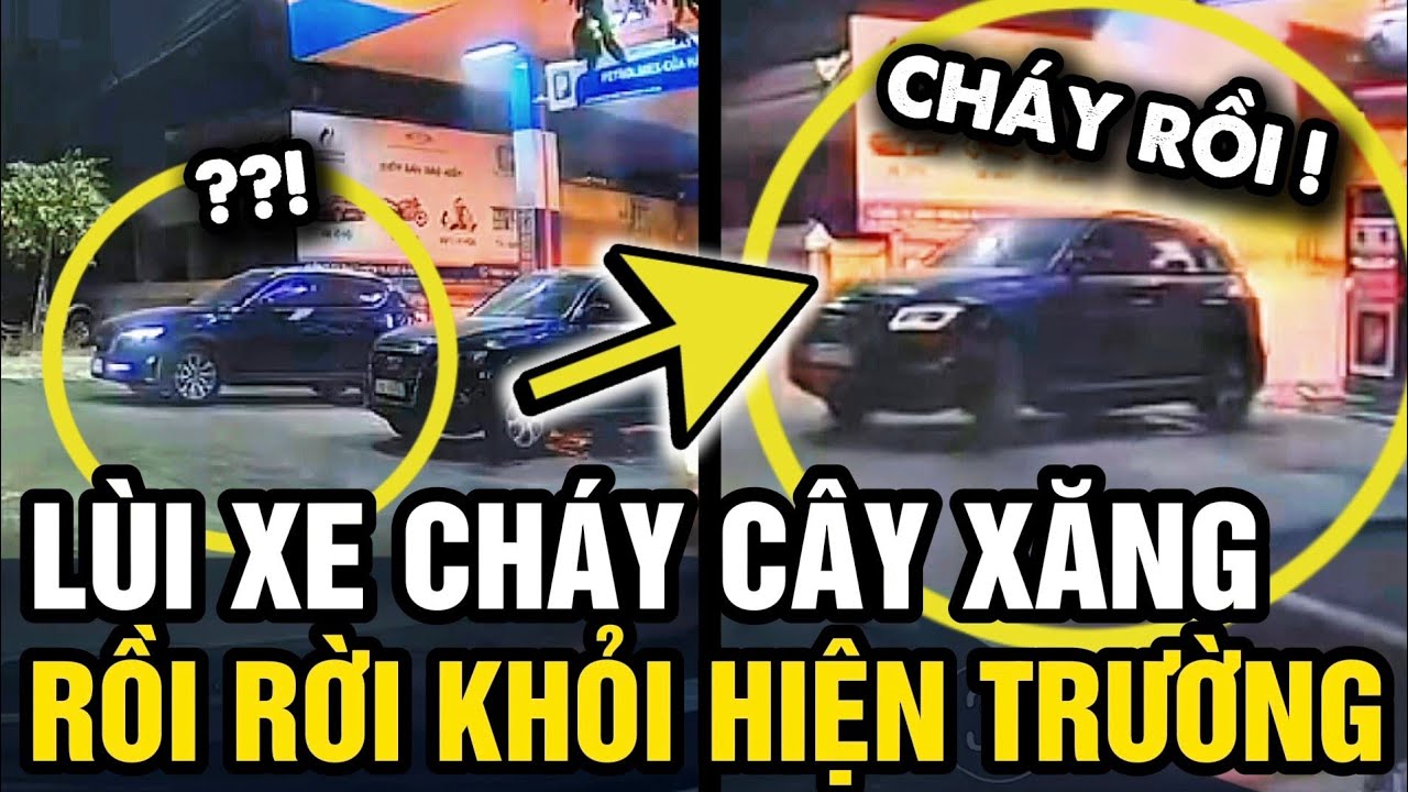 Lùi xe vào ĐỔ XĂNG, tài xế CX-5 HÚC ĐỔ CÂY XĂNG rồi lái xe rời khỏi hiện trường | Tin 3 Phút