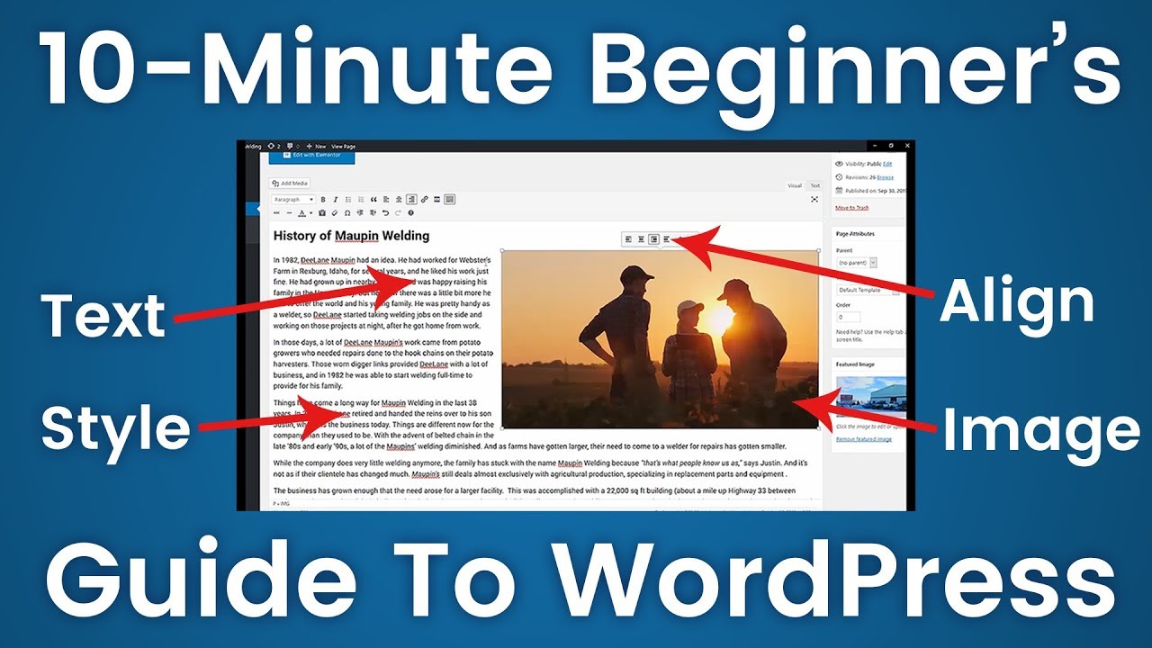 10-Minute Beginners' Guide to Editing WordPress Websites (Classic Editor and Elementor)