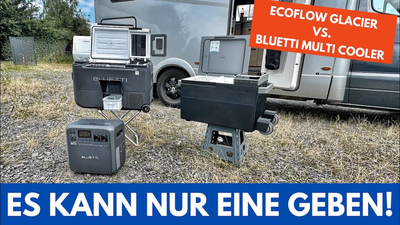 Vergleichstest: EcoFlow Glacier vs. Bluetti Multi Cooler (Swap Solar)