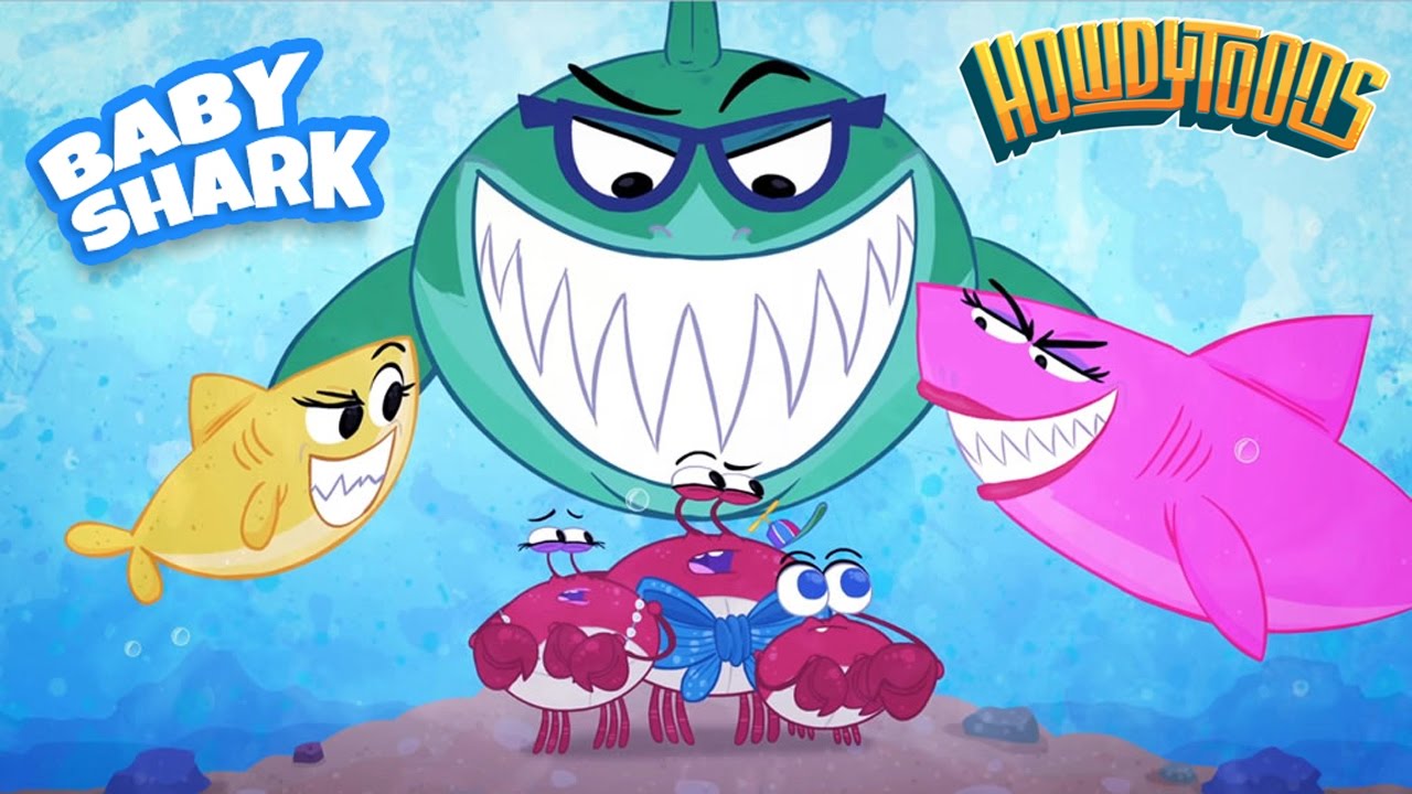 Baby Shark Song - Music for Children - Rainbow Songs by Howdytoons