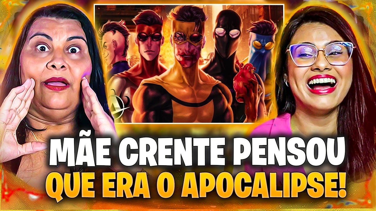 ACHOU QUE ERA UM DESENHO INOCENTE!  😱 ♪ Guerra Invencível (Invencível) | AniRap