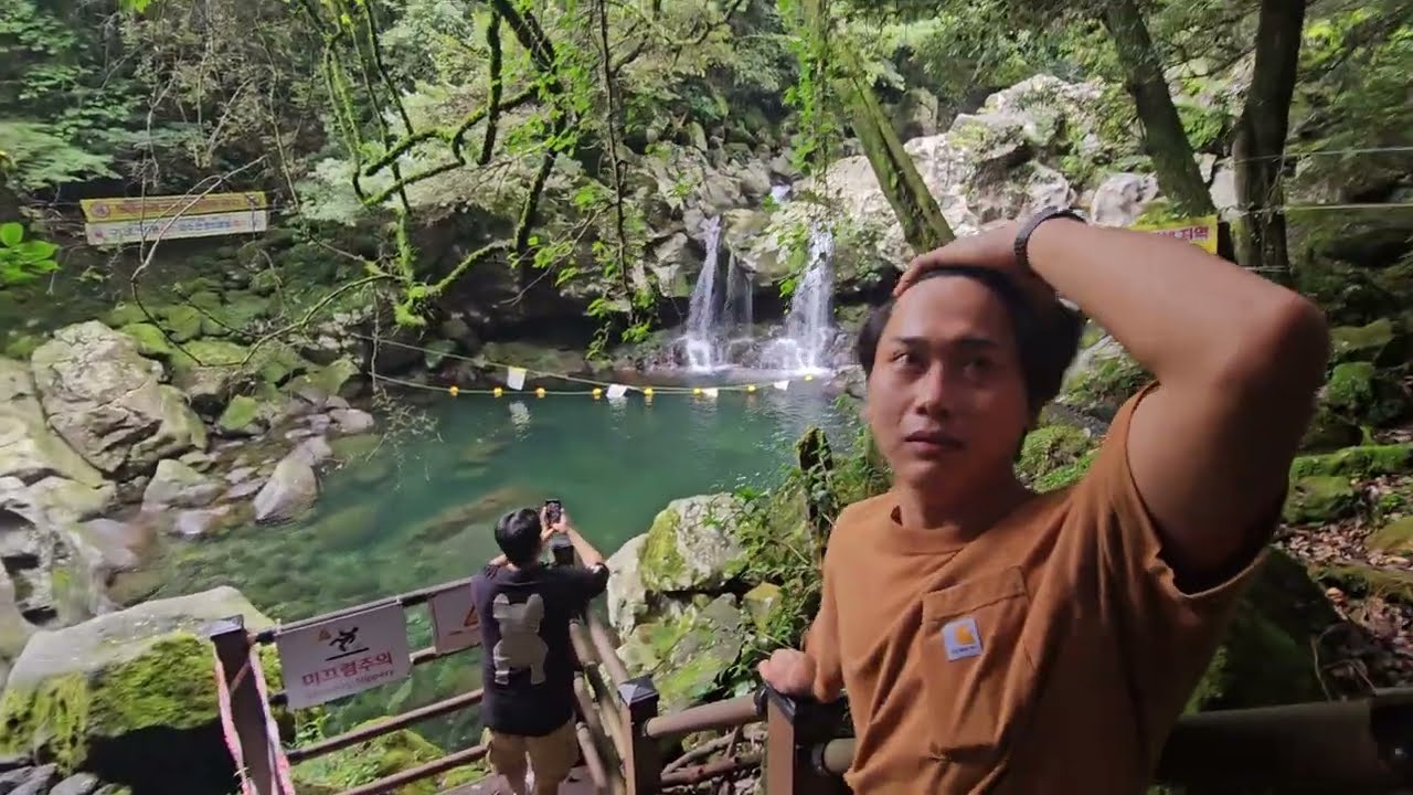 Wonang Falls//Jeju Island trip  4K60FPS [14/09/2025]