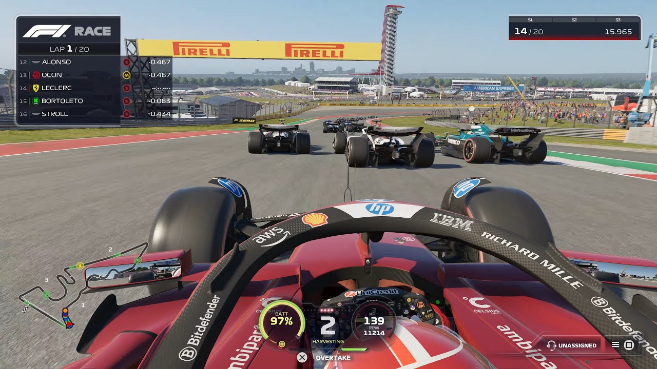 F1 25 | Austin | Ferrari SF-25 | Leclerc