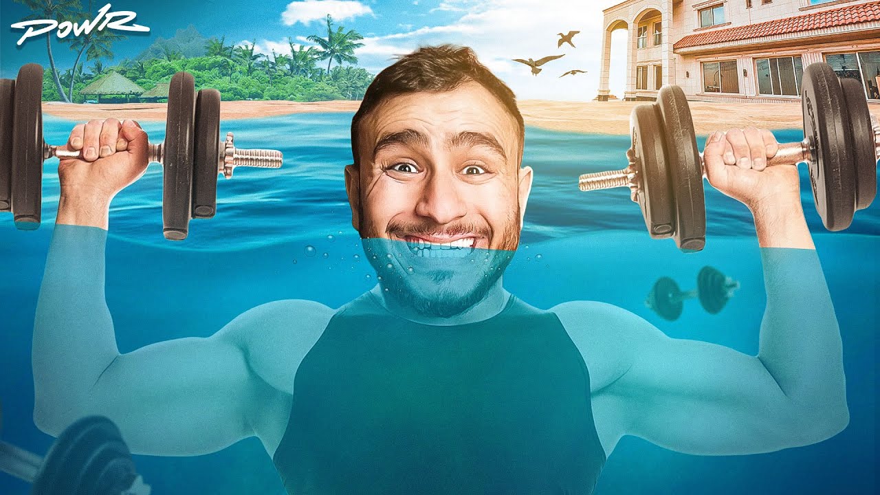 سوينا تحدي القوه تحت المويه💪