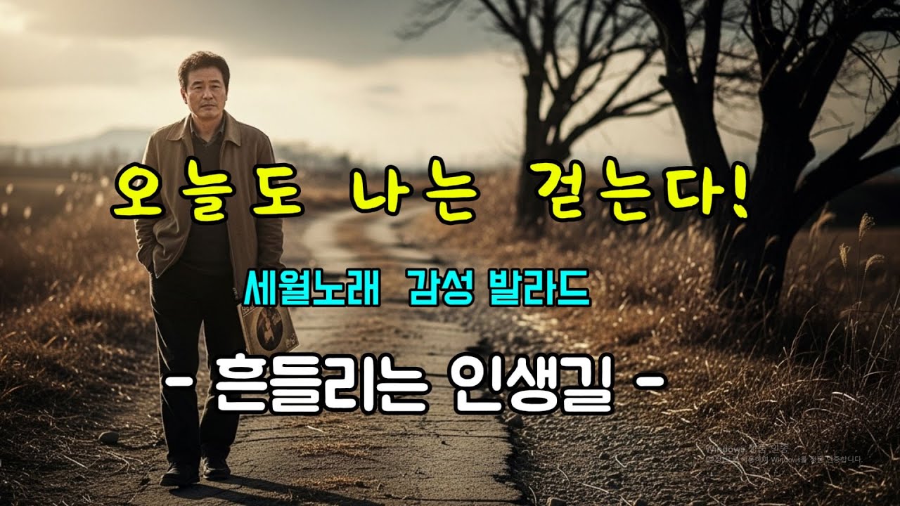 버텨온 세월이 들려주는 노래｜흔들리는 인생길 ｜감성 트로트발라드#인생노래#세월노래