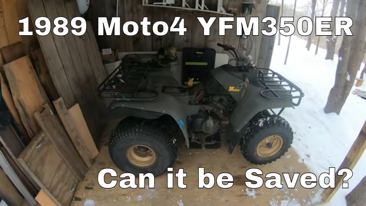 1989 Moto 4 YFM350ER Budget Rebuild Part 1 - Initial Inspection