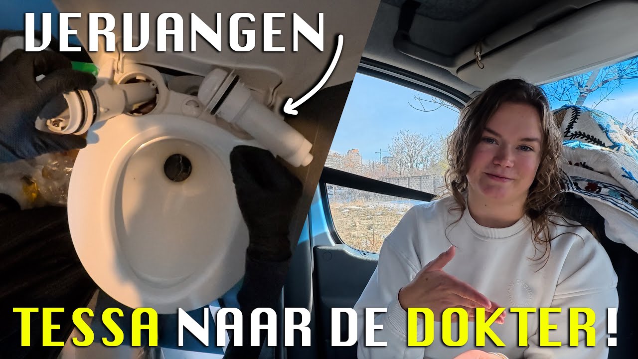 THETFORD TOILET POMP VERVANGEN & TESSA MOET NAAR DE DOKTER! | Vlog 137