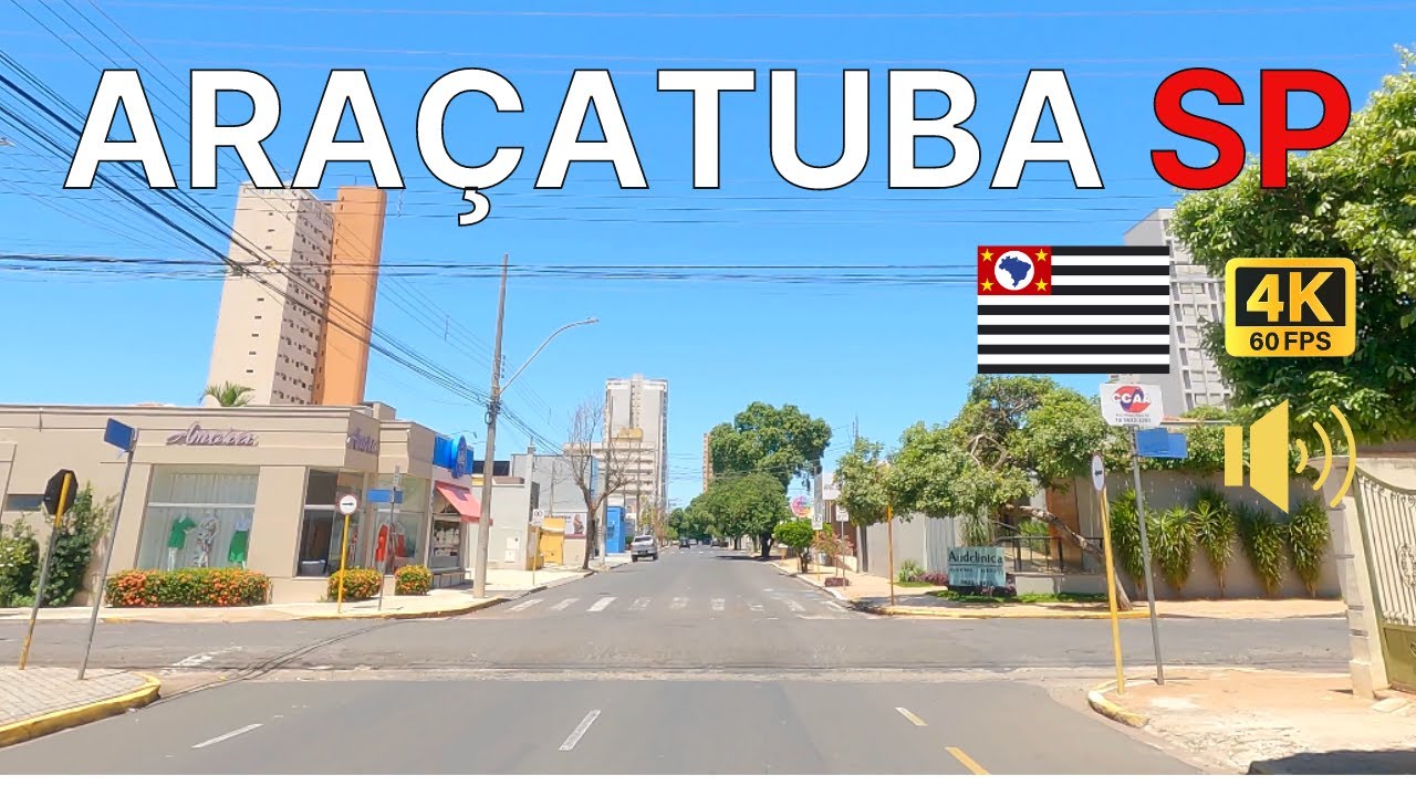 [4K] Uma Volta por Araçatuba no Sábado de Natal (Cidade Deserta) | Interior de SP