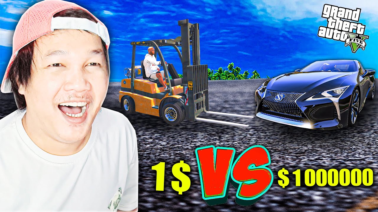 ឡាន១ដុល្លារ vs ឡាន១លានដុល្លារក្នុង GTA 5!