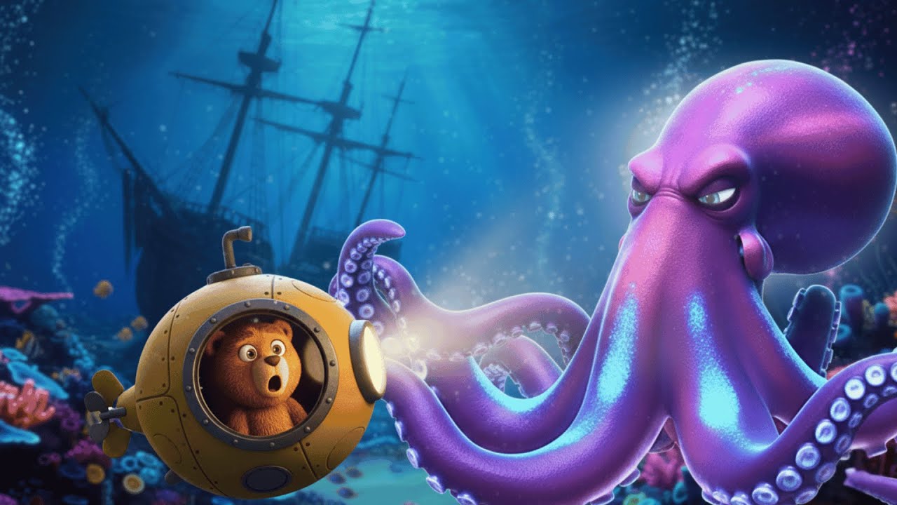 Mergulho no Lugar Mais Fundo do Oceano 🌊 | História Infantil com o Buk