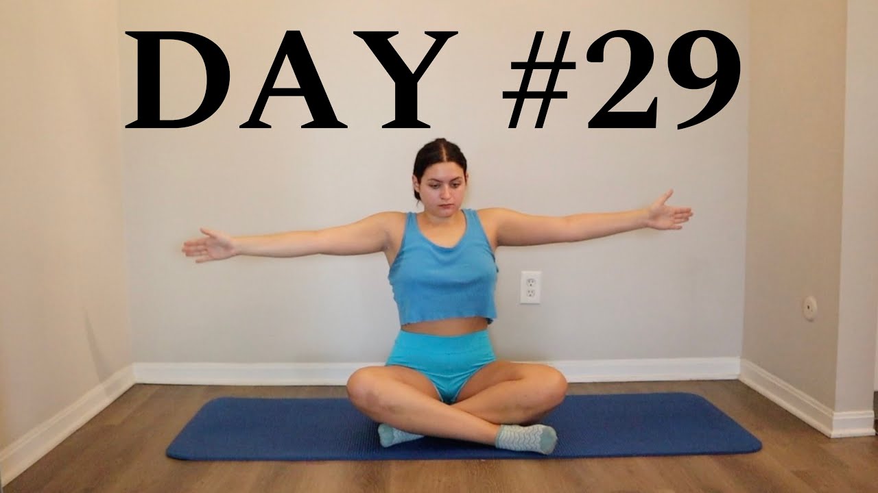 Day #29 Pilates Beginner 30 Day Workout Challenge At Home No Equipment