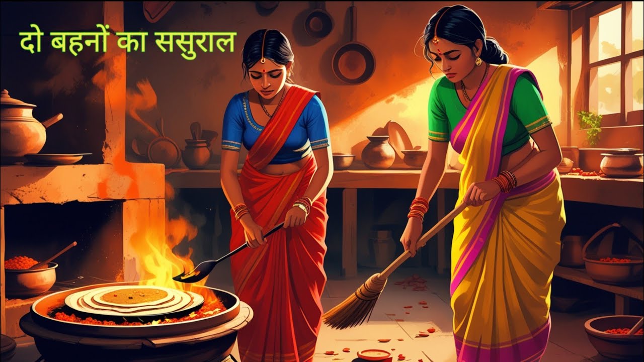 दो बहनों का ससुराल | Hindi Kahani | Moral Stories | Cartoon Stories | Hindi Kahaniya