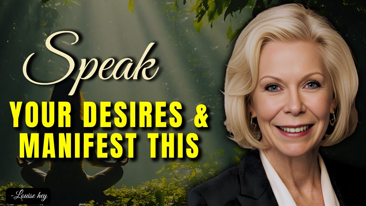 Speak Your Desires Like THIS and Watch Them Manifest | Louise Hay Inspired