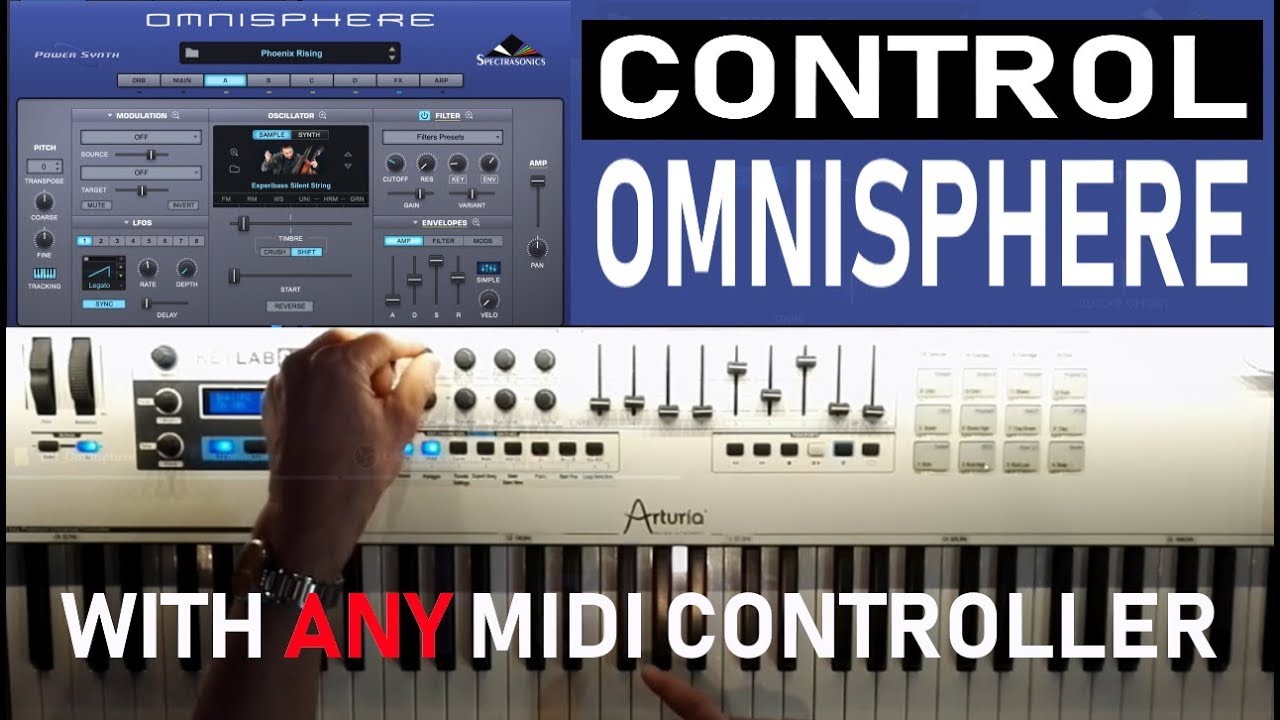Control Omnisphere 2.5 with any MIDI controller