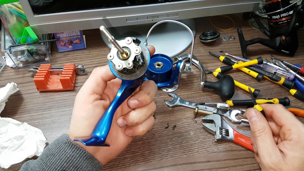 Okuma Azores 5500 Olta Makinesini Komple Söktük ...