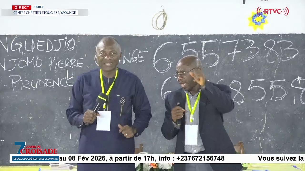 🔴 DIRECT JOUR 4 - CROISADE DE SALUT, DE GUÉRISON ET DE DÉLIVRANCE YAOUNDÉ 2026