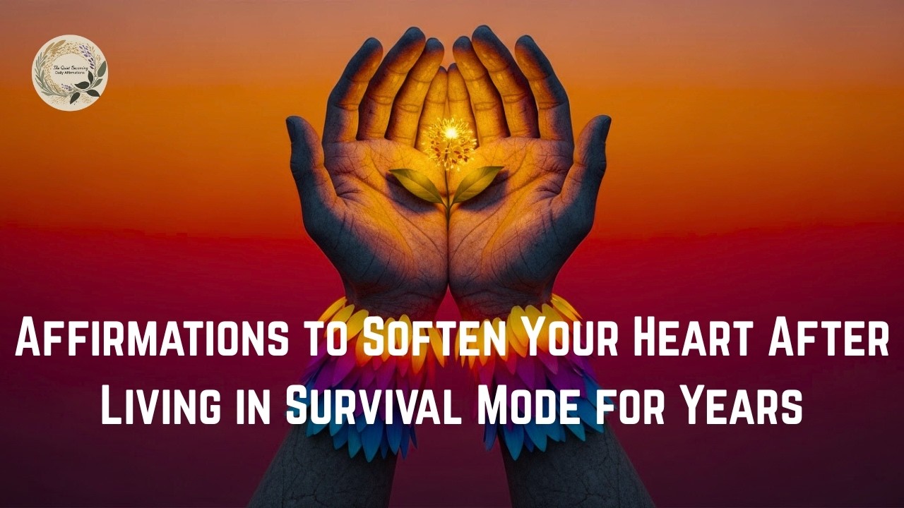 Gently Letting Down Your Guard: Affirmations for a Soft Heart | #Healing #SelfLove