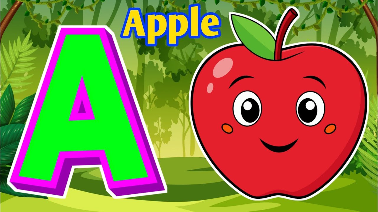 ABC Rhymes for Toddlers |A to Z ABC Phonics Song for Kids | Phonics Fun with A for Apple #kidssongs 