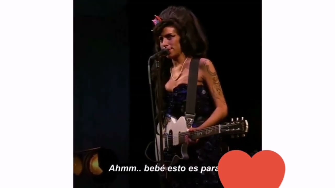 Última nota de voz de Amy Winehouse - hoy soñé con esta canción y siento que debí compartirla.