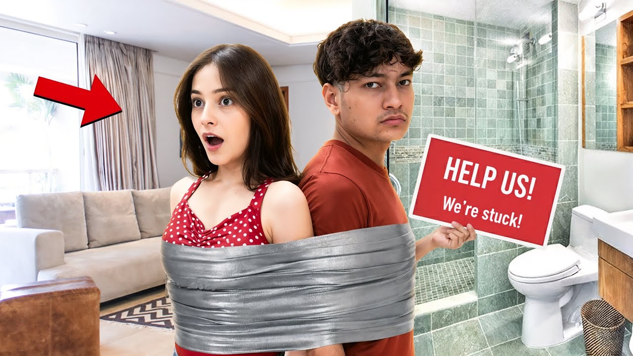 I Got Duct Taped to my BEST FRIEND  For 24 Hours 😱