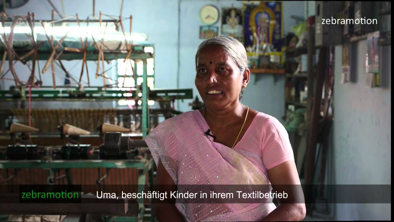 Gefesselt am Webstuhl - Kinderarbeiter in der s&uuml;dindischen Textilindustrie
