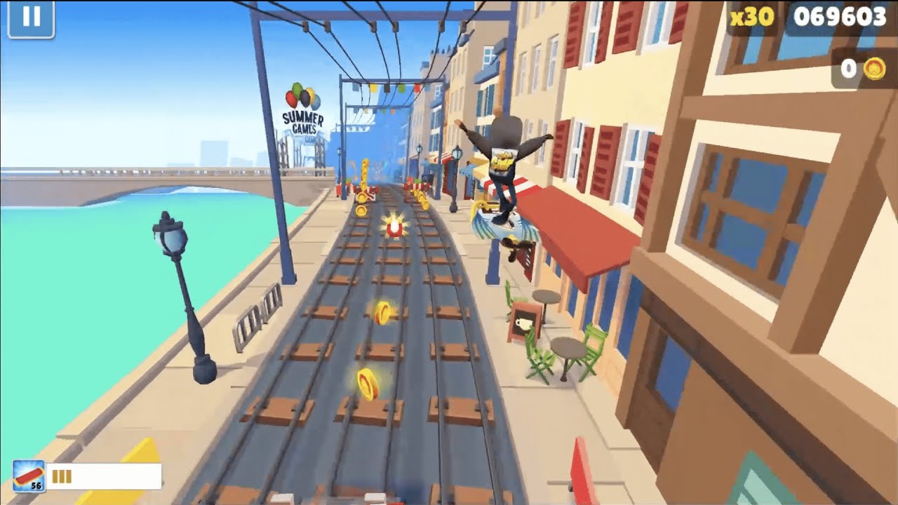 Subway Surfers No floor + No coins challenge glitch!