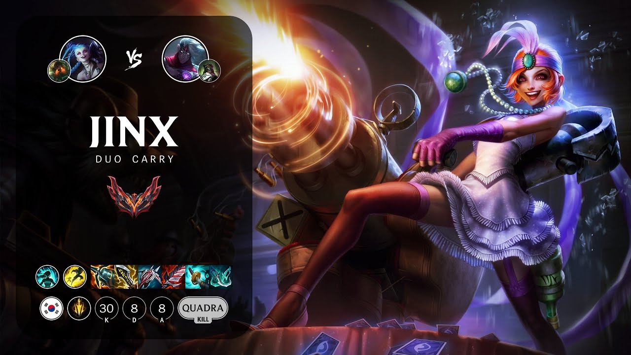 Jinx ADC vs Varus - KR Grandmaster Patch 14.6