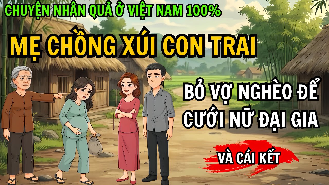 Mẹ Chồng Xúi Con Trai Bỏ Vợ Nghèo, Để Cưới Nữ Đại Gia – Và Cái Kết… Chuyện Nhân Quả 100%