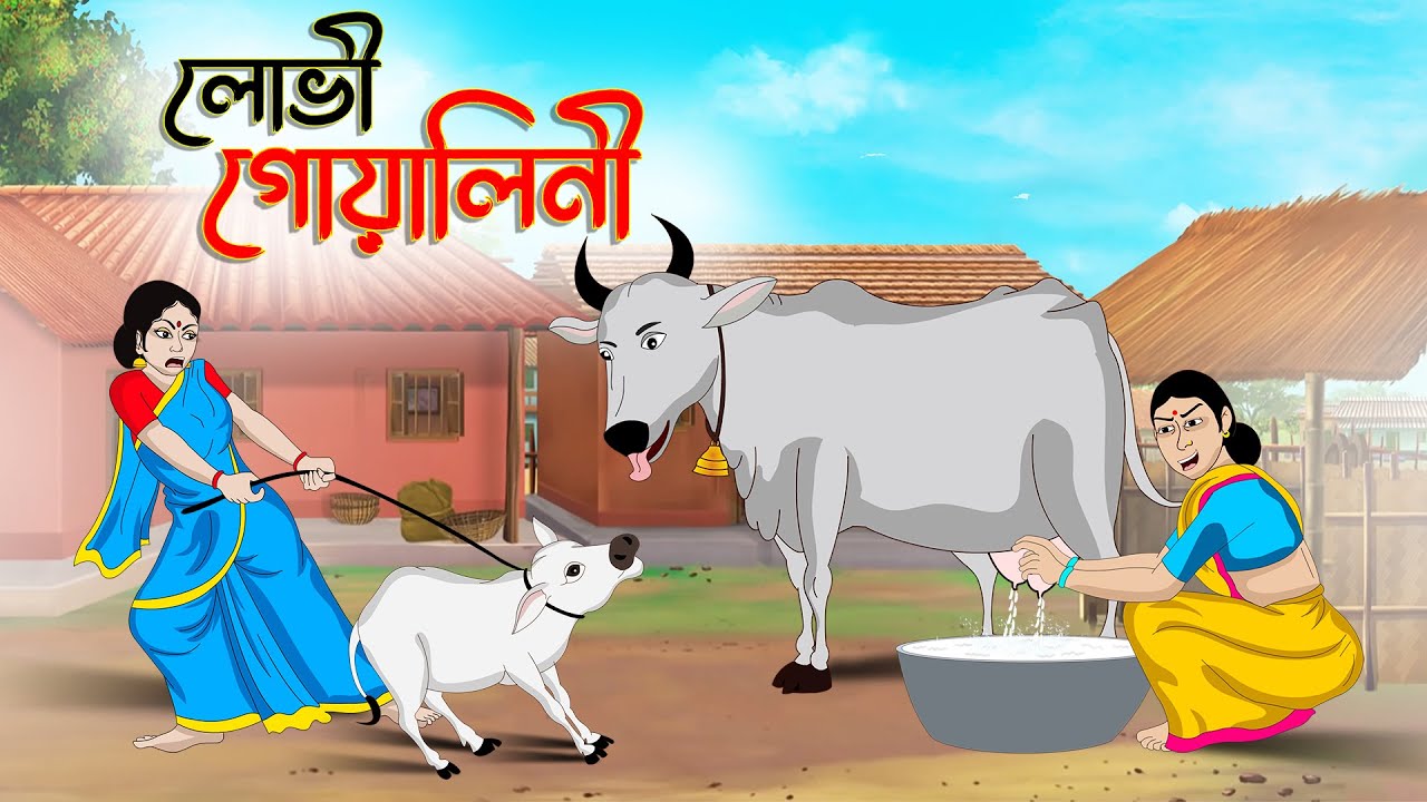 লোভি গোয়ালিনী | Bengali Moral Stories Cartoon | Bangla Golpo | Thakumar Jhuli | Golden Stories