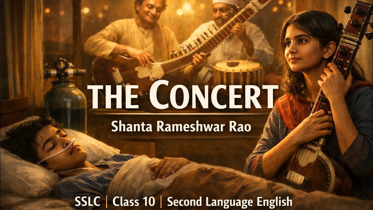 The Concert  by Shanta Rameshwar Rao  SSLC Karnataka Board | Class 10 | Second Language English