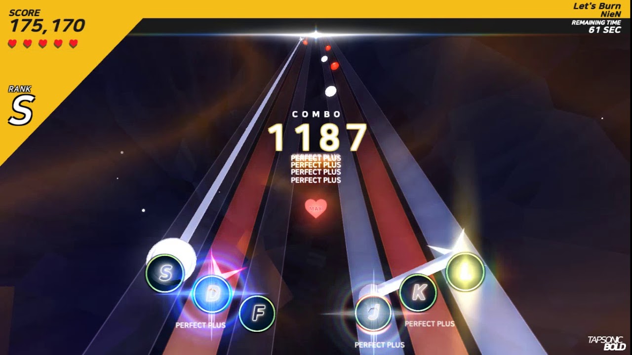 [Tapsonic BOLD] Let's Burn Expert Perfect Play
