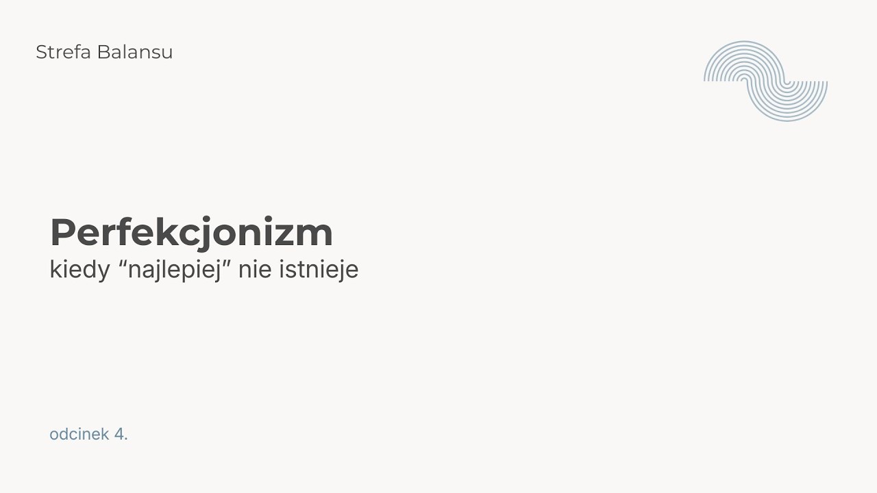 perfekcjonizm
