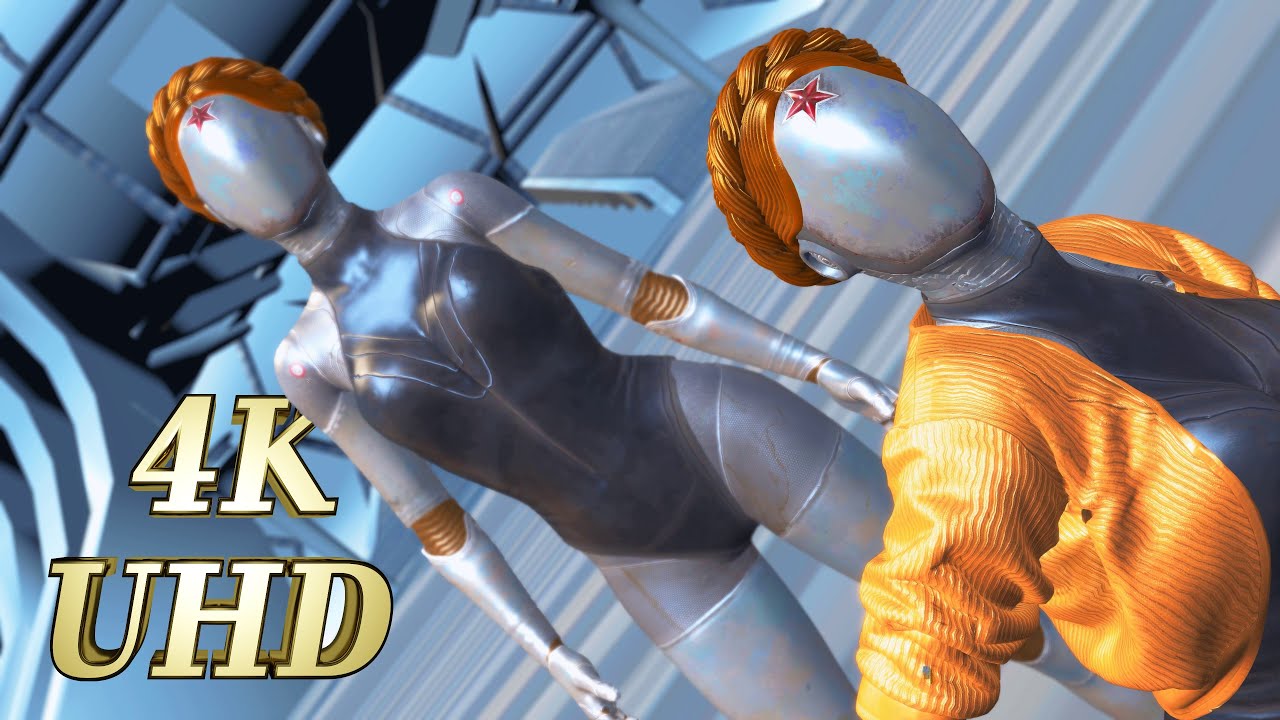 【VAM】Killer Lady【MMD】Twins【4K】Atomic Heart