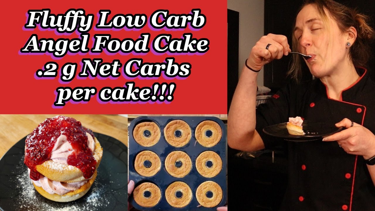 Low Carb High Protein Angel Food Cake