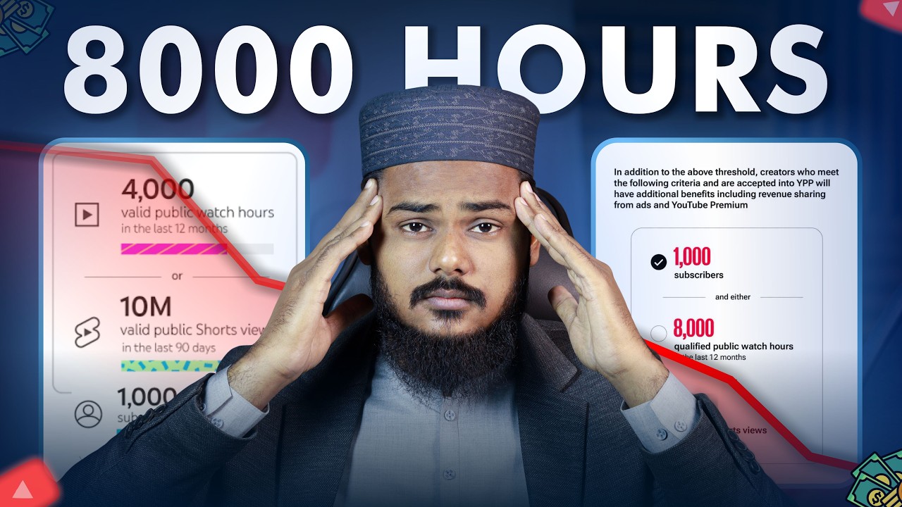 BREAKING - New Monetization Criteria | 8,000 Hours or 20 Million Shorts Views