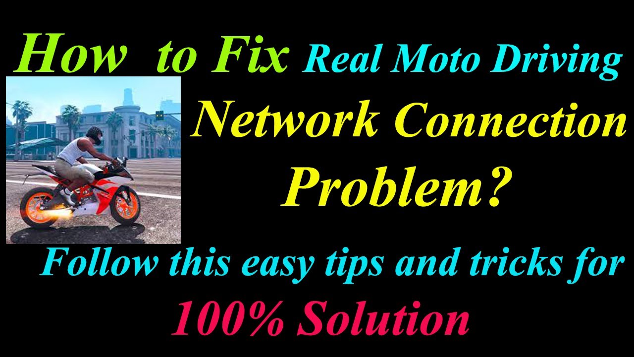 How to Fix Real Moto App Network Connection Problem in Android & Ios |  Internet Connection Error