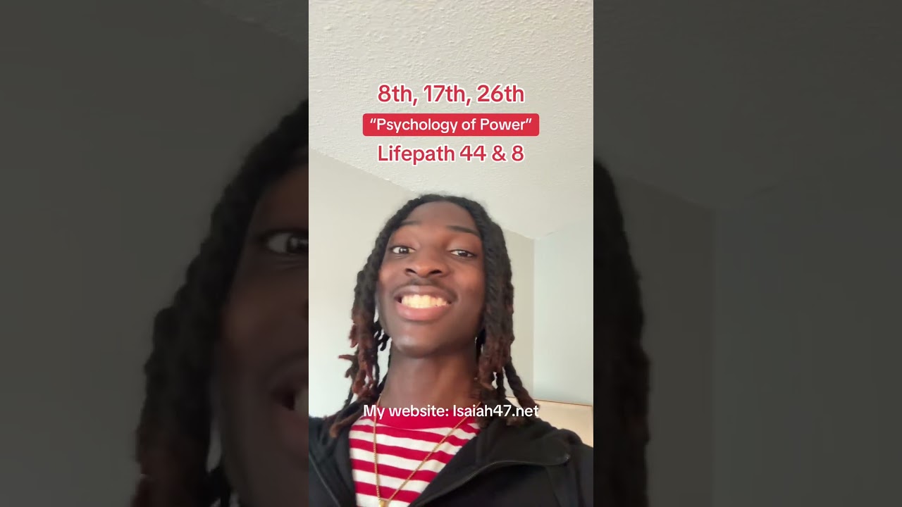 &ldquo;Psychology of Power&rdquo; - Lifepath 8 & 44