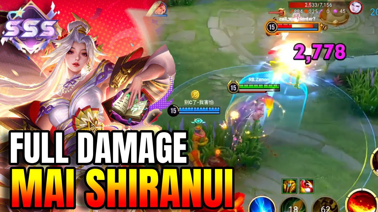 Insane Mai Shiranui Outplays | Godlike Burst Damage & Carry Moments